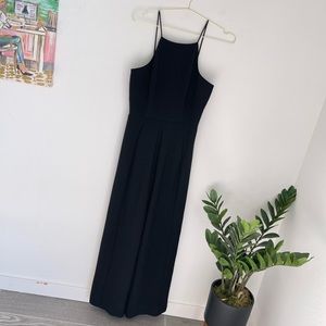 Black Halo Joaquin Women’s Wide Leg Pebble Crepe Jumpsuit NWT
